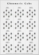 Chromatic Cube Guitar Fingerings Poster