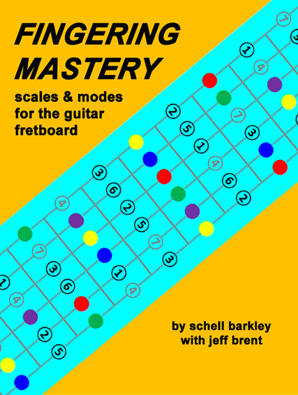 FINGERING MASTERY scales & modes for the guitar fretboard - Front Cover 2012