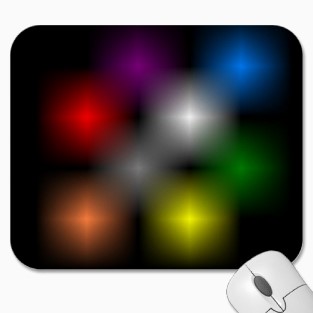 chromatic cube mousepad