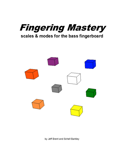 FINGERING MASTERY scales & modes for the bass fingerboard - Title Page 2012