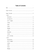FINGERING MASTERY scales & modes for the guitar fretboard - Table of Contents pg 1 2012
