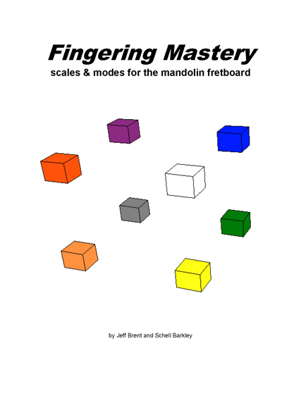 FINGERING MASTERY scales & modes for the mandolin fretboard - Title Page 2012