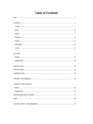 FINGERING MASTERY scales & modes for the mandolin fretboard - Table of Contents 2012